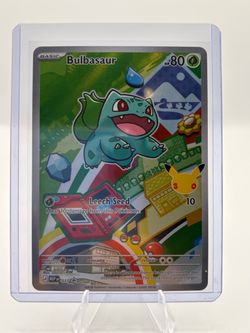 Bulbasaur 037 Me: Mega Evolution Promo Holo Illustration Rare Full Art Pokemon