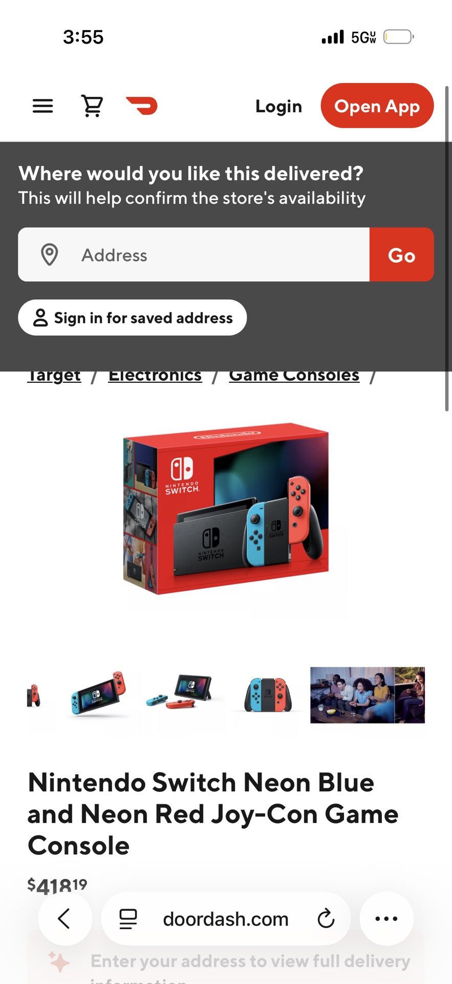 Nintendo Switch Cracked Screen 