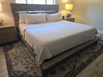 King Size Platform Bed Frame