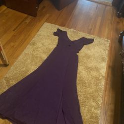 purple dress