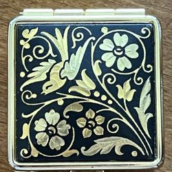 Damascene Toledo Enamel Pillbox