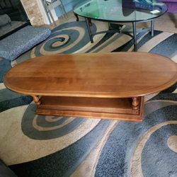 Coffee Table And Matching Side End Table