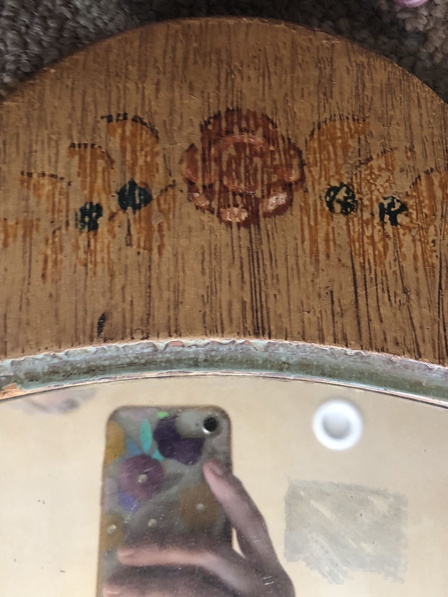 Vintage Monterey Style Mirror /Also Have A Matching Bookcase( Priced Separately )