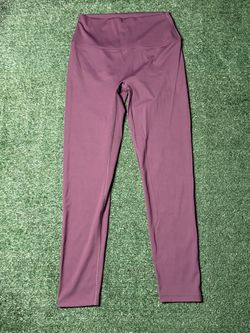 Burgundy  High-Waist Athletic Leggings size 8