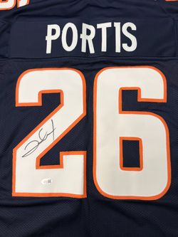 Clinton Portis JSA Witnessed Autographed Denver Broncos Jersey #26