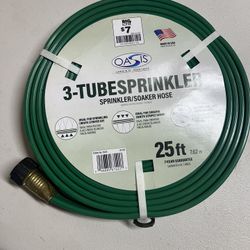 Oasis 3 Tube Sprinkler Hose 