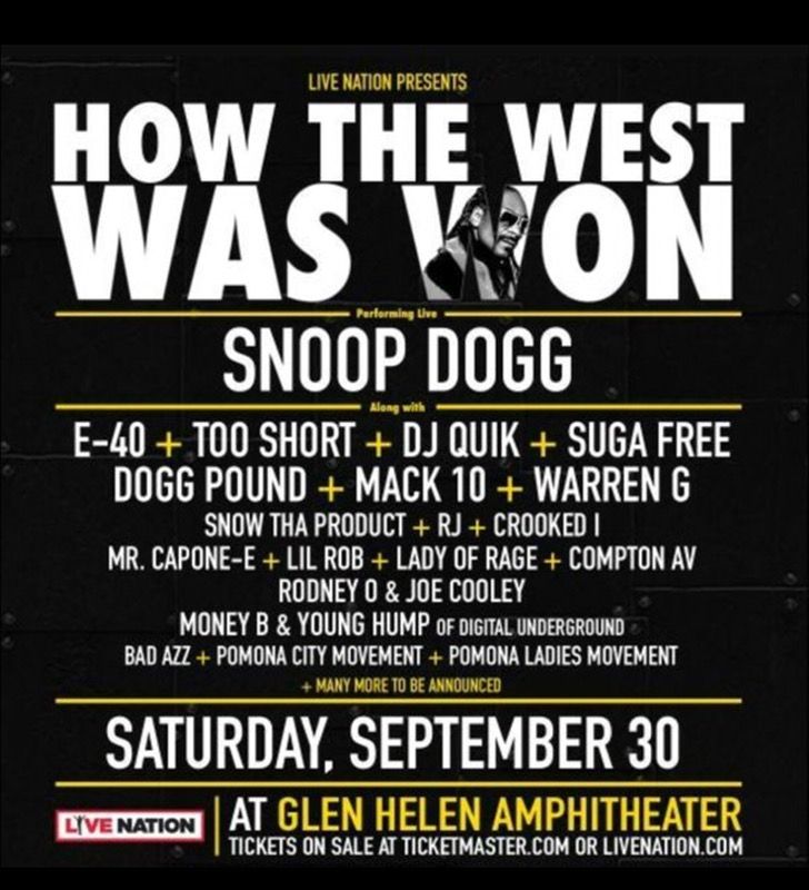 How the west was won 2 lawn tickets