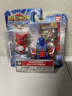 BANDAI Digimon Fusion Shoutmon + Ballistamon 2013 Collection Action Figures NEW