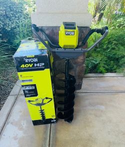 RYOBI 40V HP Brushless Cordless Earth Auger with 8 in. Bit (Tool Only)