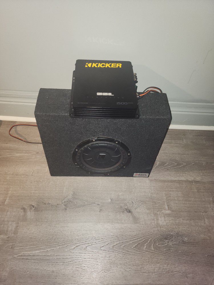 Speaker & 1500 Watt Amplifier 
