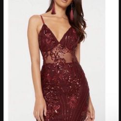 Red Formal Part Dress