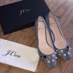 J.crew jewel pumps. Size 7.5