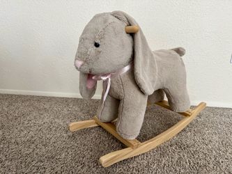 Bunny - plush rocker