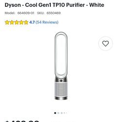 Dyson Purifier Cool Gen1Tp10