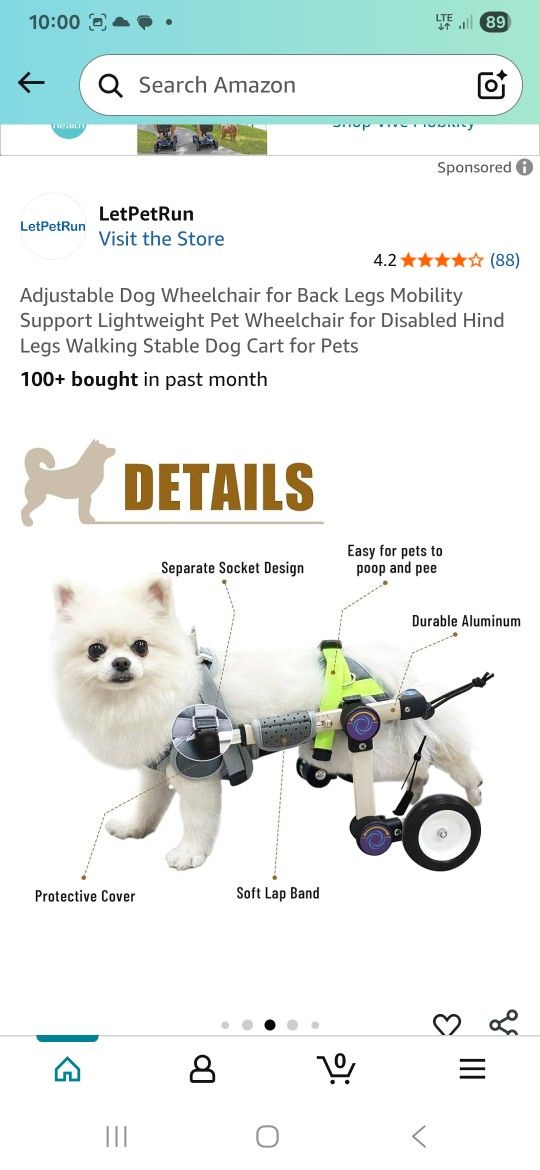 Wheelchair For Dogs