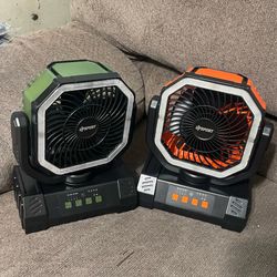 Portable small rechargeable wireless fan