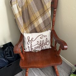 All Wood Rocking Chair