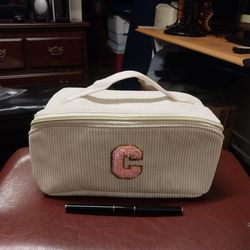 Initial  Women's  MakeUp  Bag  Cosmetics  Bag