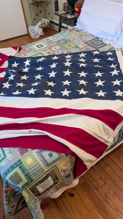 5x9. 5 American 48 Star Flag Valley Forge Co