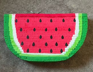 Watermelon theme piñata