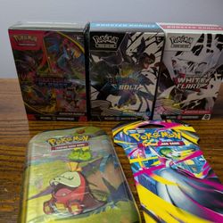 3 Sealed Pokemon Booster Bundles With Bonus Mini Tin And Pack