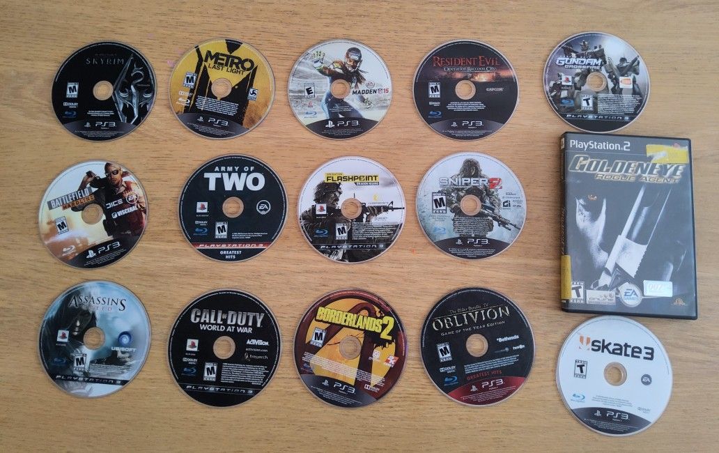 Ps2 PS3 Games 16 Total