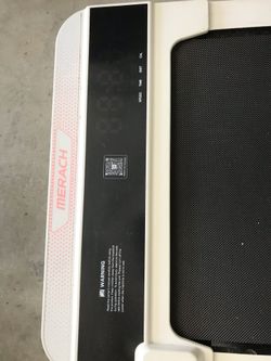 Merach Portable Treadmill Semi New With Stickers Still Attached 