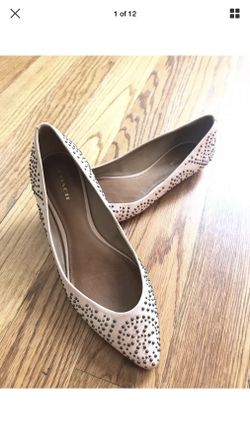 Woman’s Coach Studded Flats Shoes Size 8