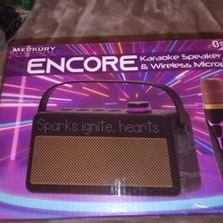 Karaoke Speaker With Mic Bluetooth 
