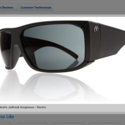 Electric Visual Jailbreak Sunglasses