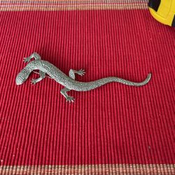 Vintage 1980 Brooch Lizard New Never Used  Large 5 1/2inch Long