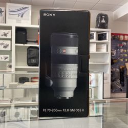 Sony FE 70-200mm F2.8 GM OSS II Lens