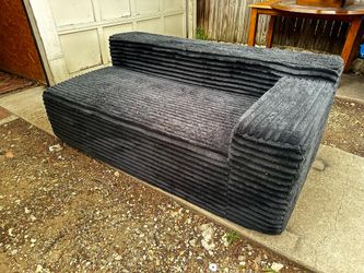 LIKIMIO 71" Cloud Loveseat with plush corduroy fabric