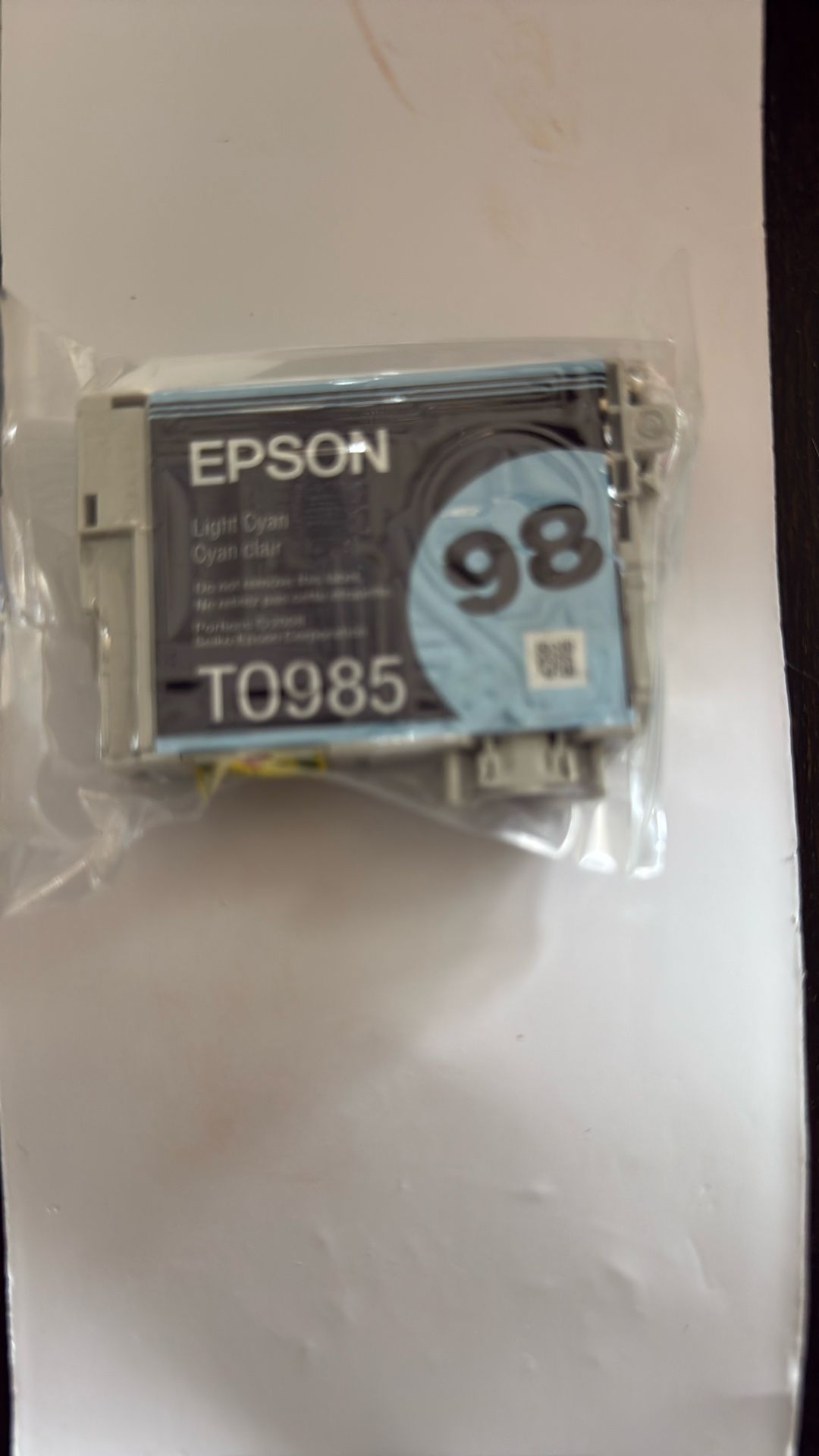 Original Epson 98 Light Cyan ( T0985 ) Ink Cartridge