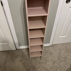 Pink Wood Shelf/ Organizer 