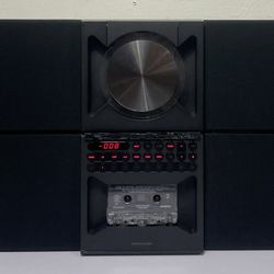 Bang and Olufsen BeoSound 2000 MCMXCIII B&O CD/RADIO/TAPE, (No Remote ) :(glass Doors Broken) (#1148)
