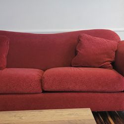 Full Size Red Couch 