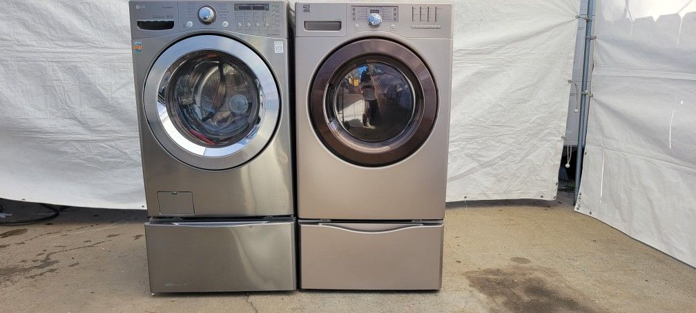 LG WASHER&KENMORE ELITE ELECTRIC DRYER 220V