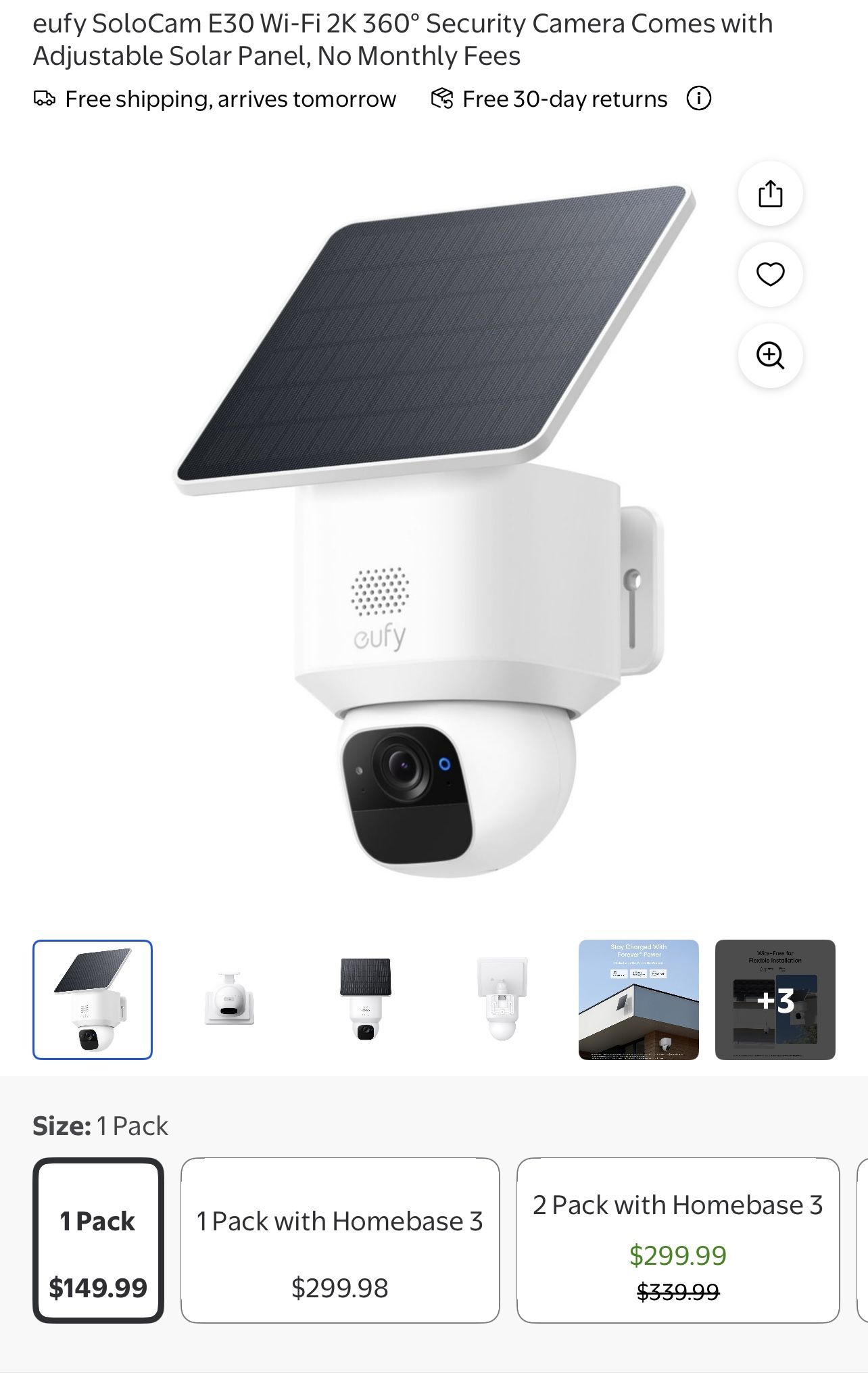 Outdoor Solar Security Camera
