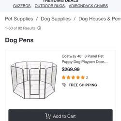 Steel Dog Cage