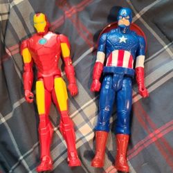 Iron Man & Captain America Action Figures