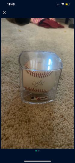Corey seager signed baseball
