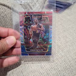 Jimmy Butler Tri-color Select Prizm Basketball Card