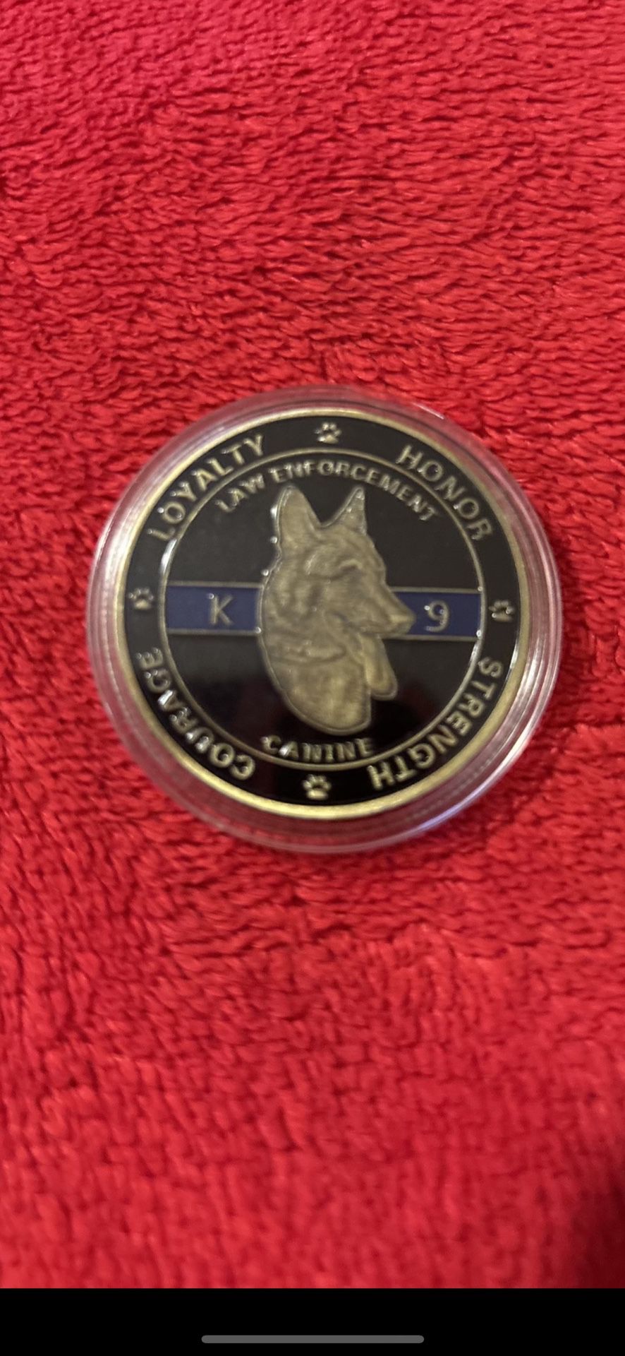 Guardians Of The Night K9 Challenge coin