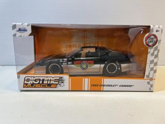 1985 Chevy Camaro Diecast Model Car: 1/24 Scale, New In Box By Jada