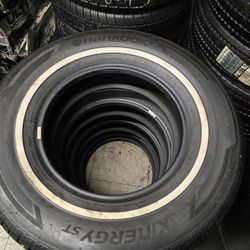 4 205/75/14 HANKOOK and 4 225/70/16 MICHELIN with White Wall 