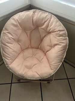 Saucer chair coral/pink