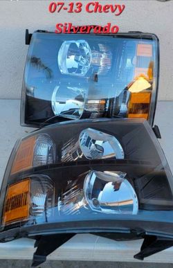 07-13 Chevrolet Silverado LED Headlights Luces Micas Calaveras Faros Faroles Focos Chevy
