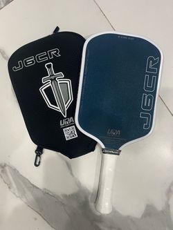 Honolulu Sword & Shield J6CR with Blue Infinity Grit Pickleball Paddle