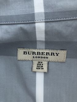Burberry woman blouse shirt, Size 4